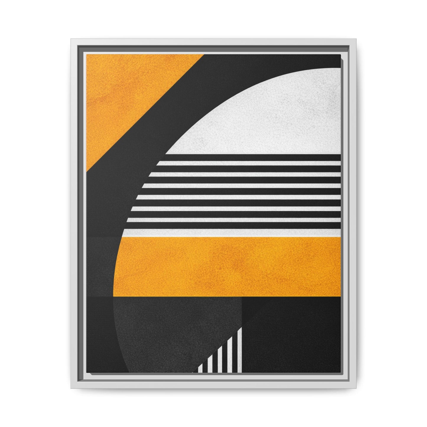 Framed Canvas Print — Afro Modern Geometric No. 3