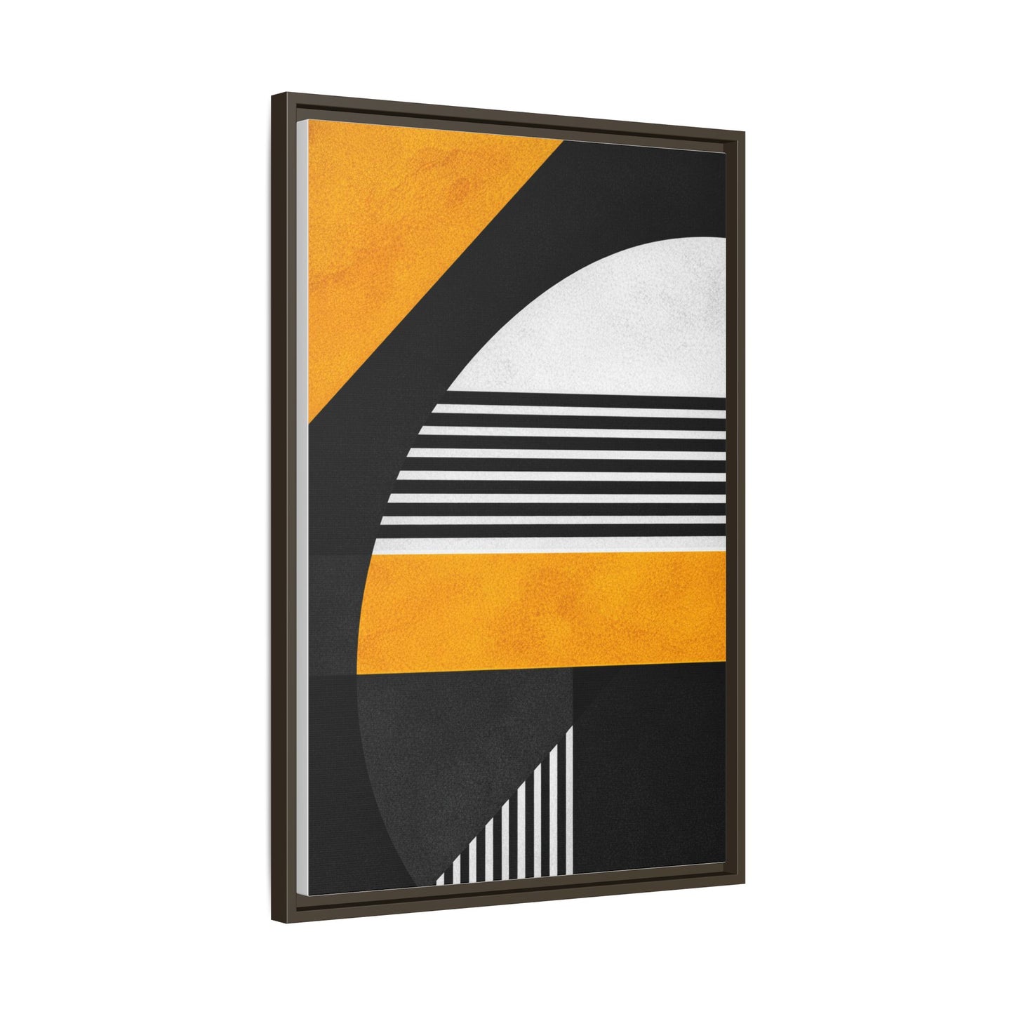Framed Canvas Print — Afro Modern Geometric No. 3