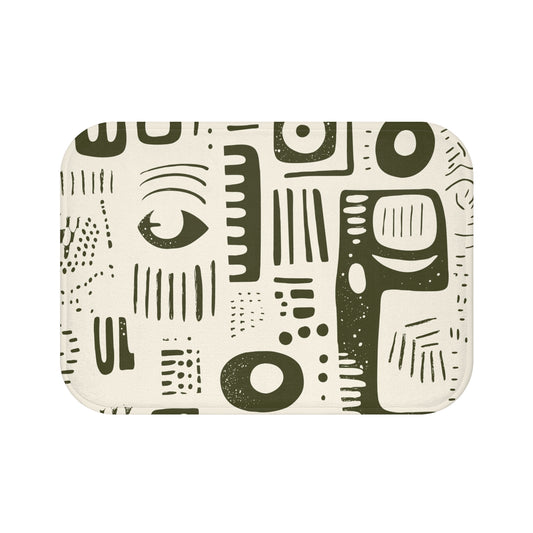 Bath Mat — Abstract Afrikan Motif