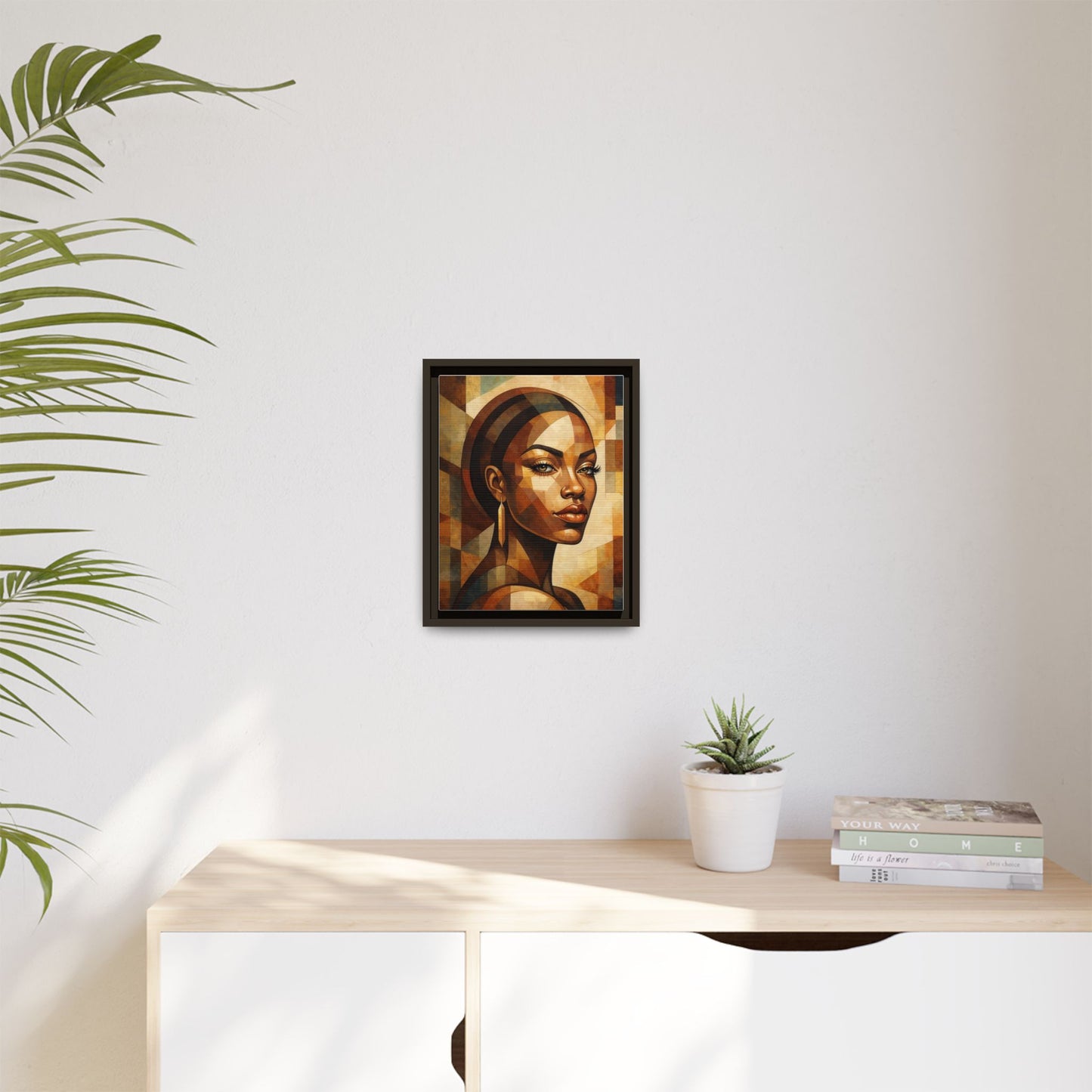 Framed Canvas Print — Brown Beauty No. 2