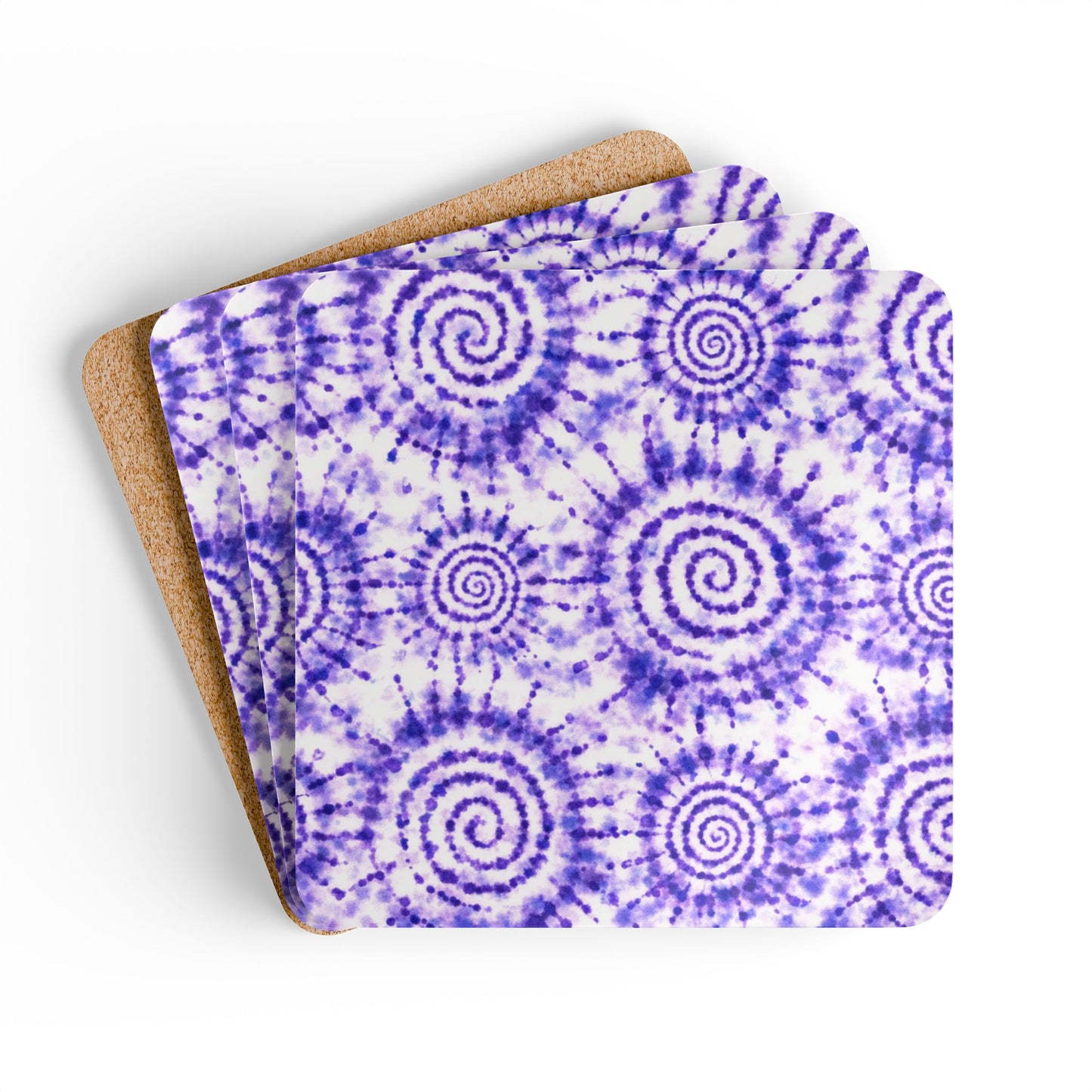 Coaster Set — Adire Blue