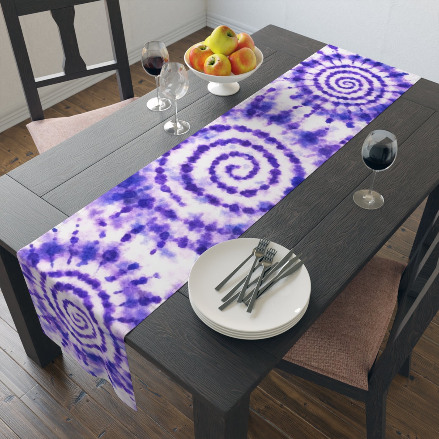 Table Runner — Adire Blue