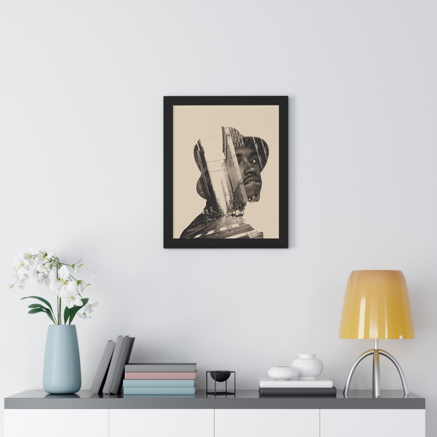Framed Print — Portrait of Young Man with Cap No. 1