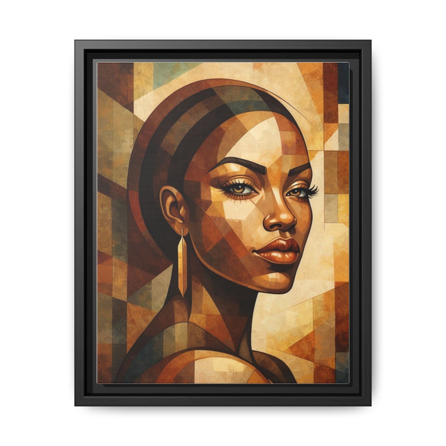Framed Canvas Print — Brown Beauty No. 2