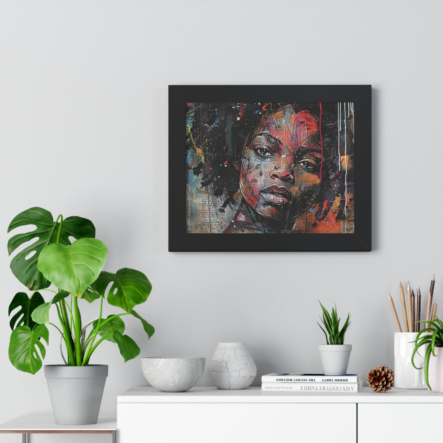 Framed Art Print – Paper Looks No. 2