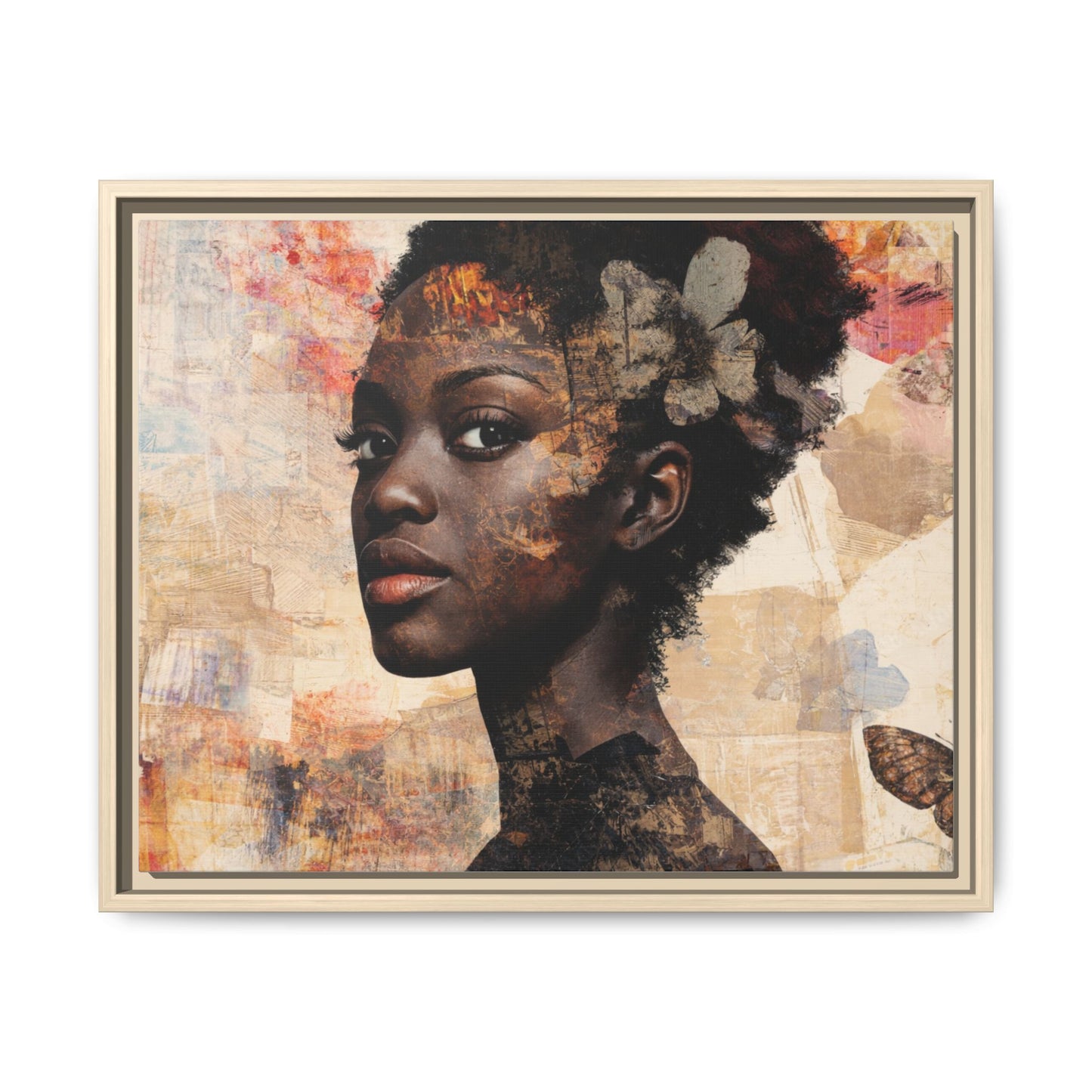 Framed Canvas Print — Àrẹwà (One Who Has Beauty) No. 2