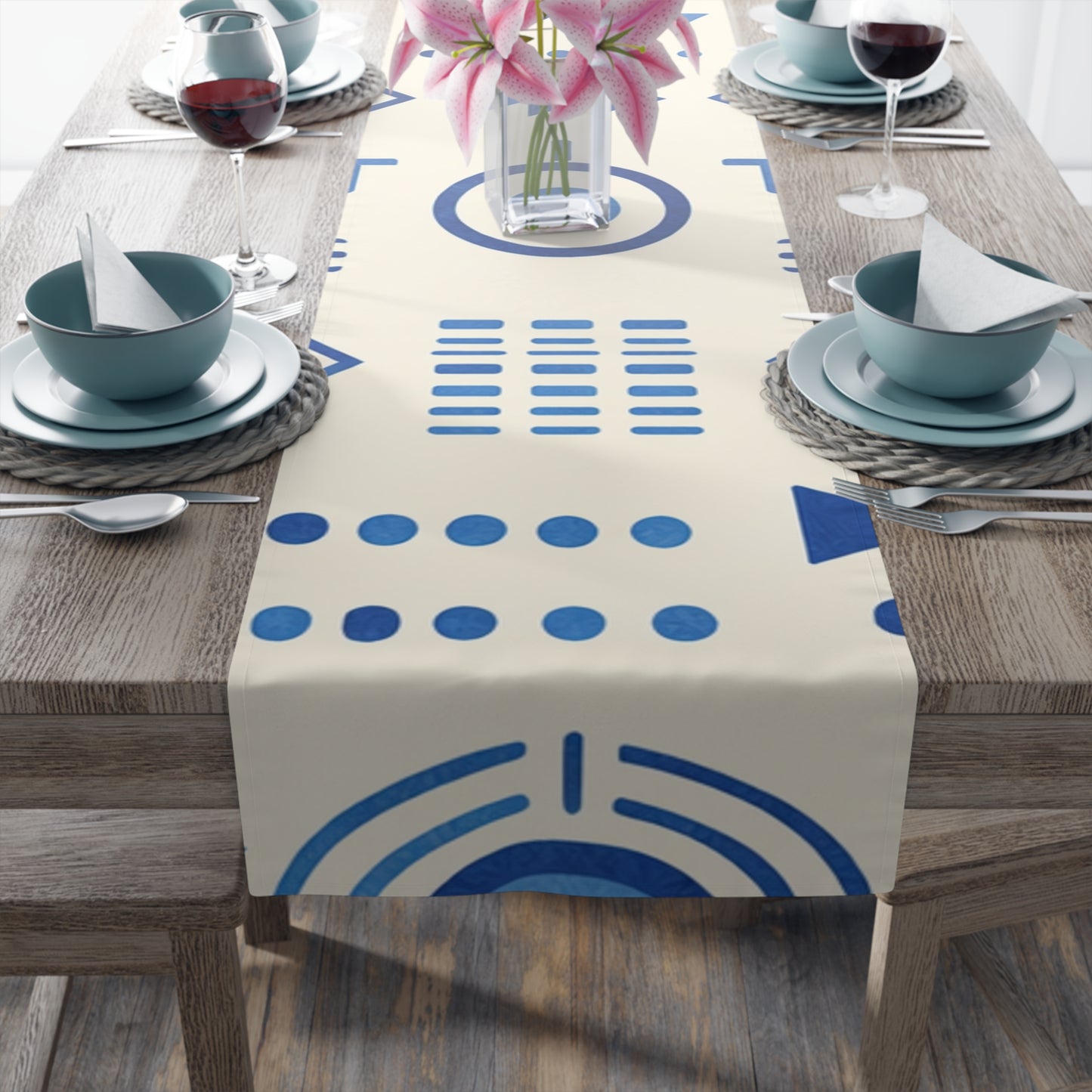Table Runner — Afro Blue