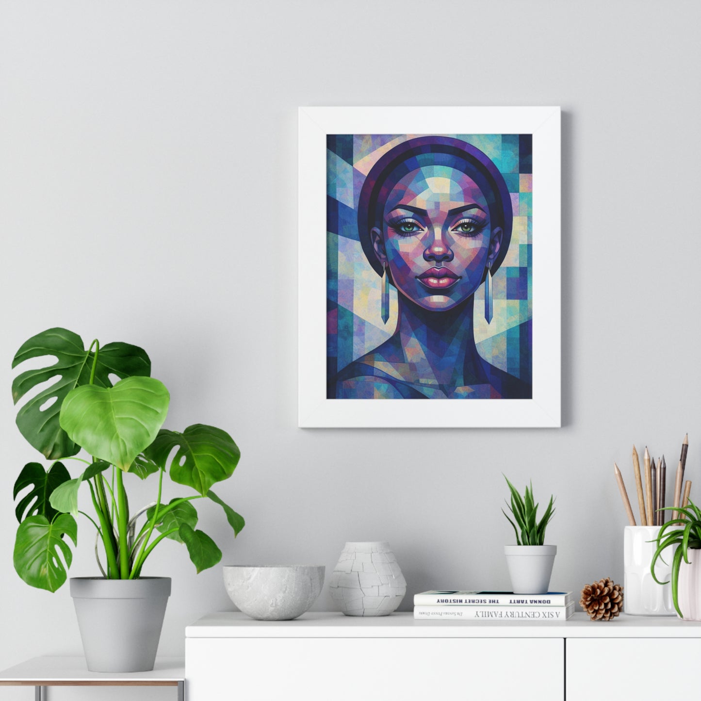 Framed Print — Blue Beauty No. 1