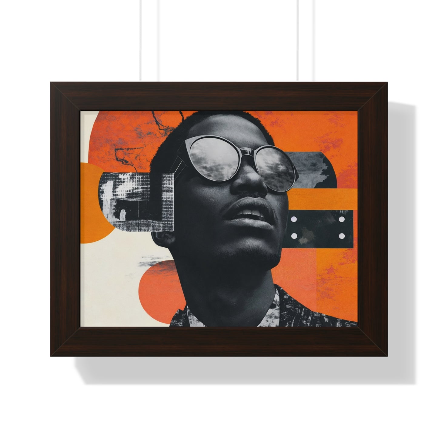 Framed Art Print – Jazzy Youth Portrait No. 7