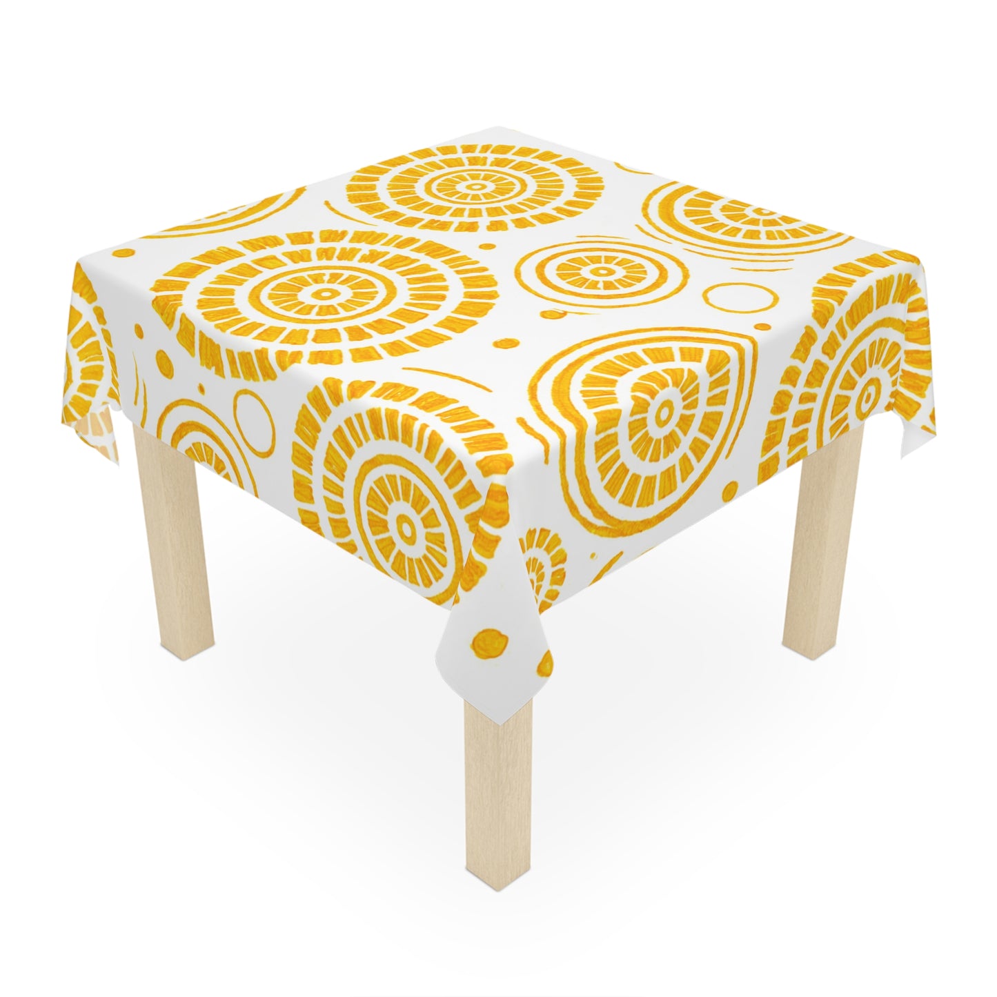 Tablecloth — Circle Yellow