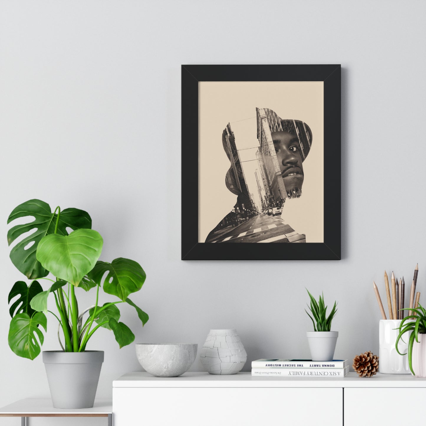 Framed Print — Portrait of Young Man with Cap No. 1