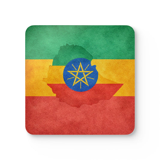 Cork Coaster Set — Country Pride Ethiopia