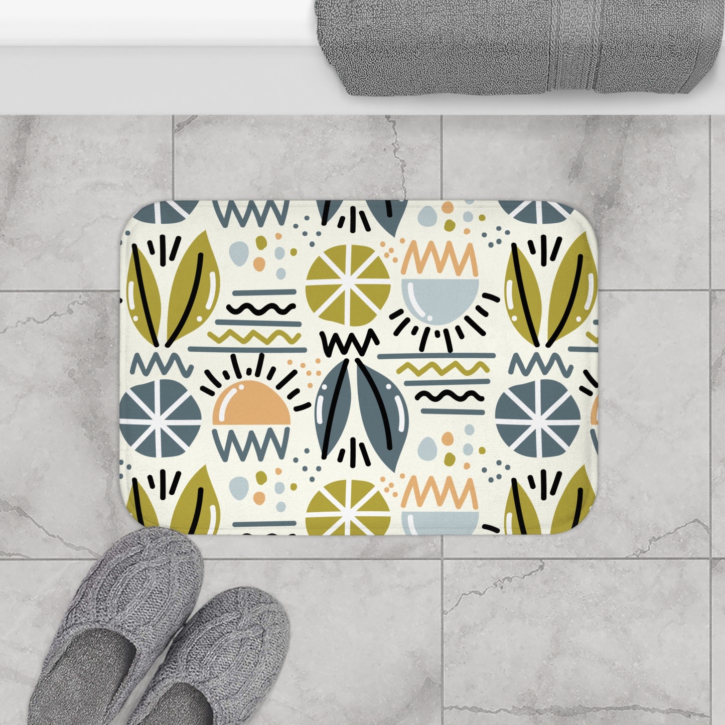 Bath Mat — Afro Modern III