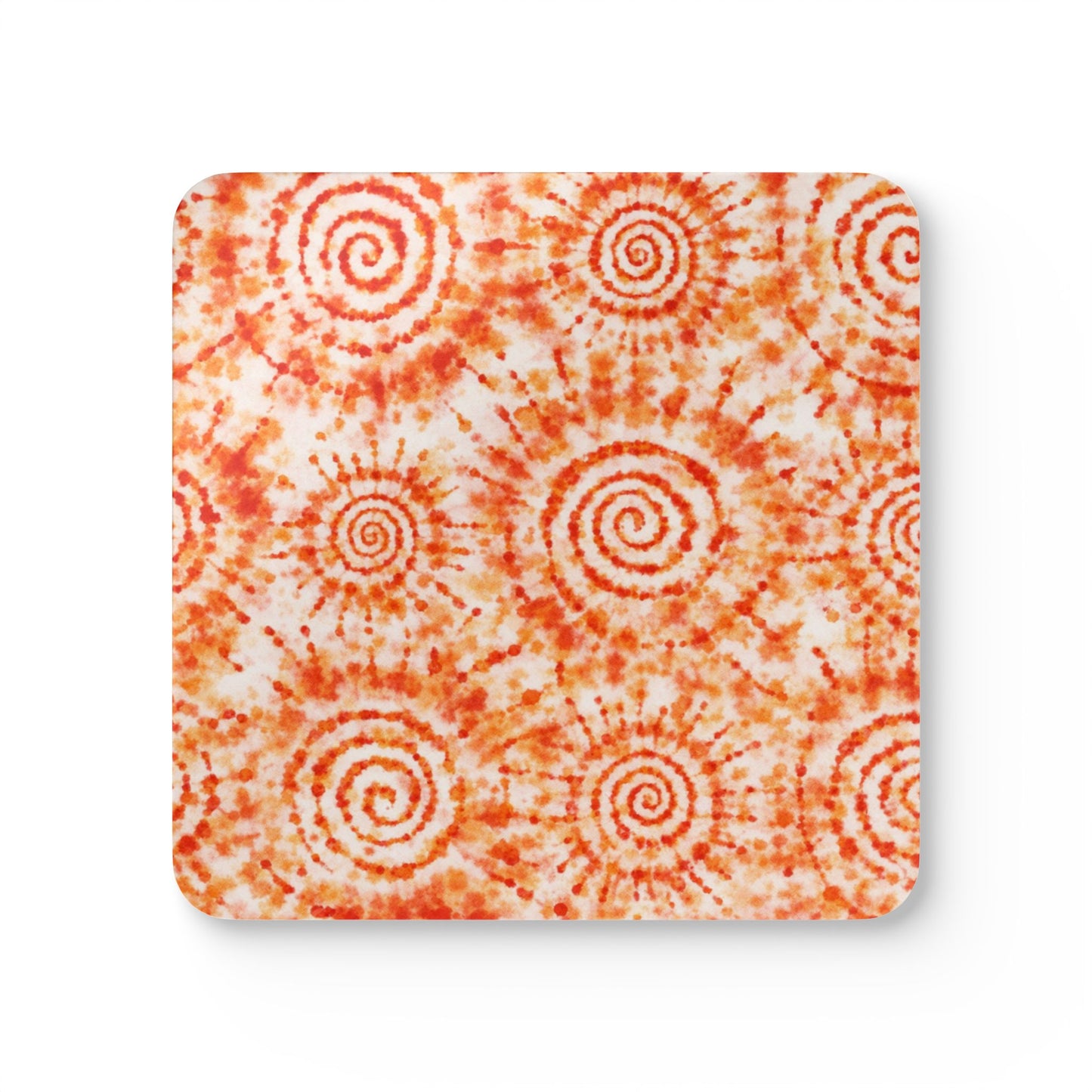 Coaster Set — Adire Orange