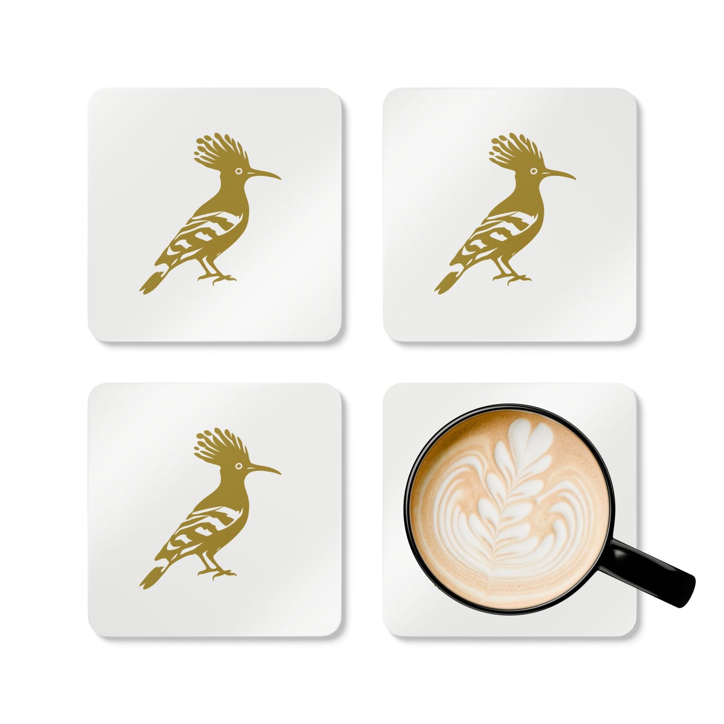 Coaster Set — Afrikan Hoopoe