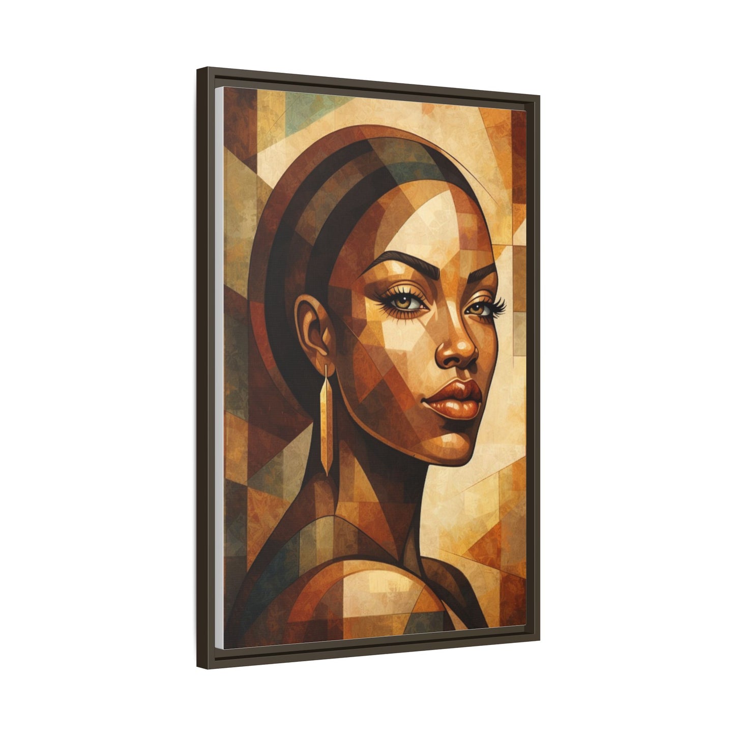 Framed Canvas Print — Brown Beauty No. 2