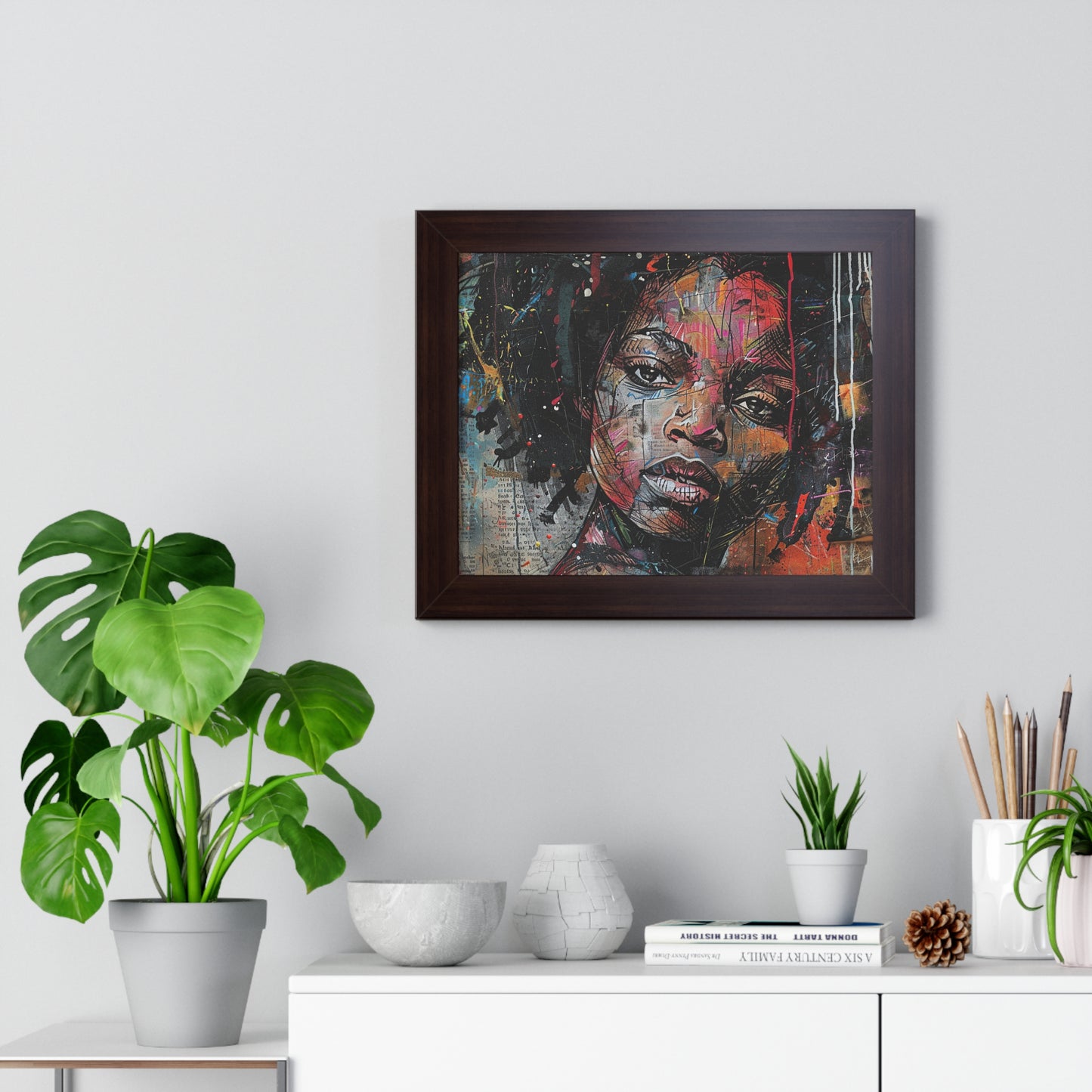 Framed Art Print – Paper Looks No. 2