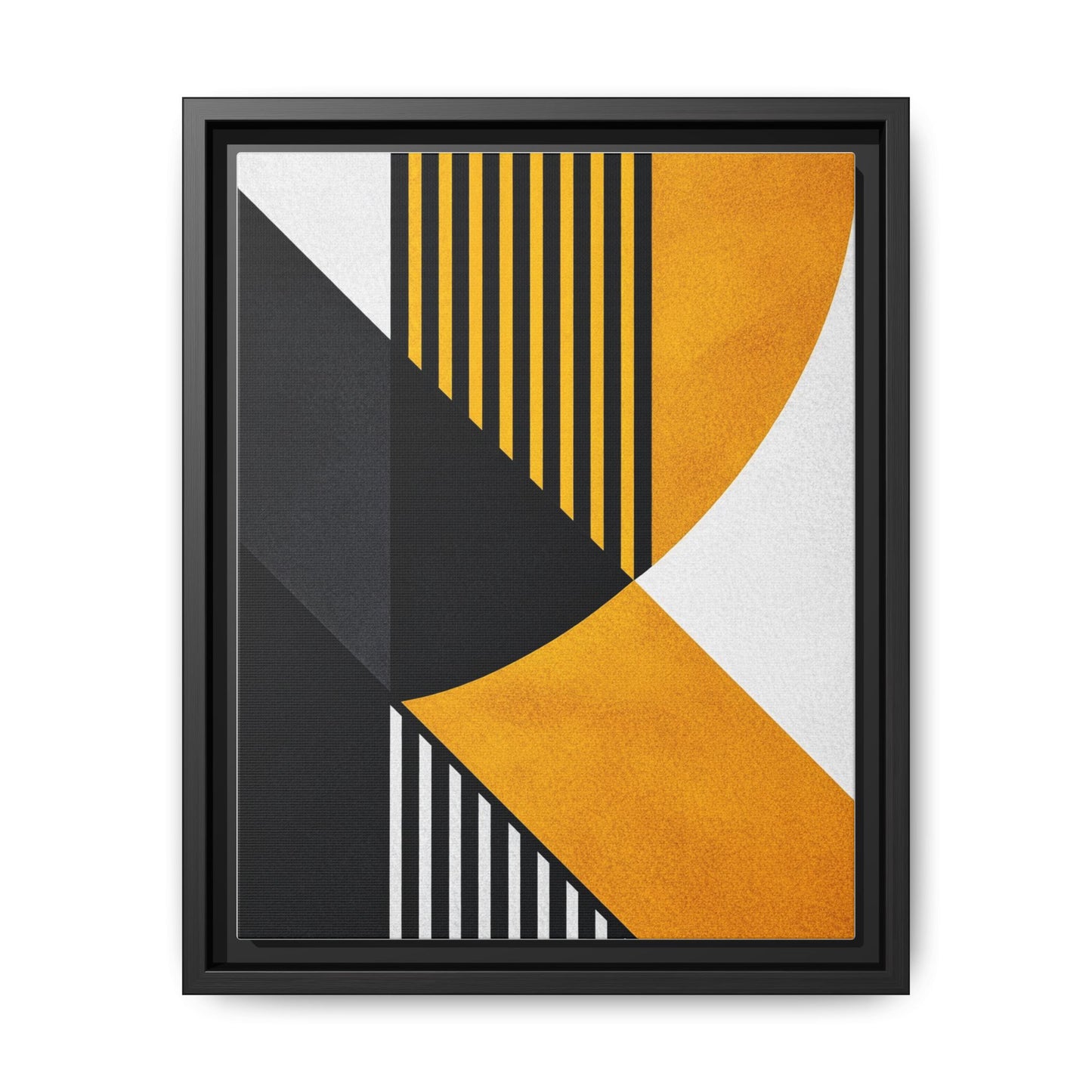Framed Canvas Print — Afro Modern Geometric No. 2