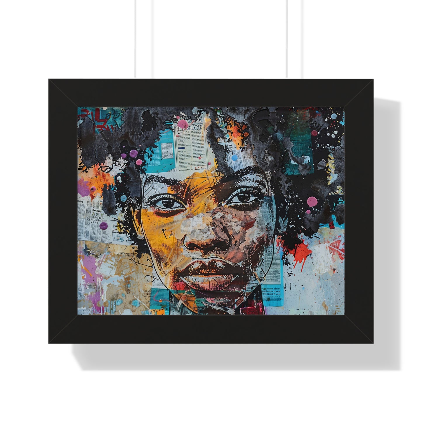 Framed Art Print – Paper Looks No. 1