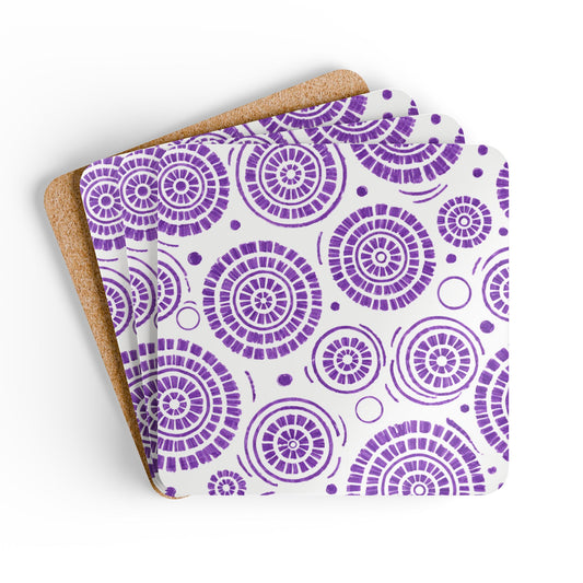 Coaster Set — Heritage Purple