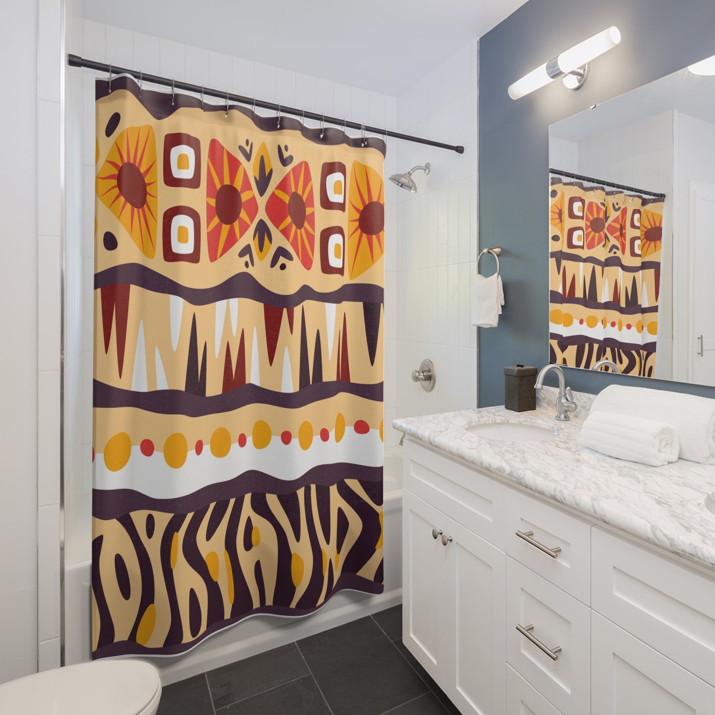 Shower Curtain — Afro Modern VIII