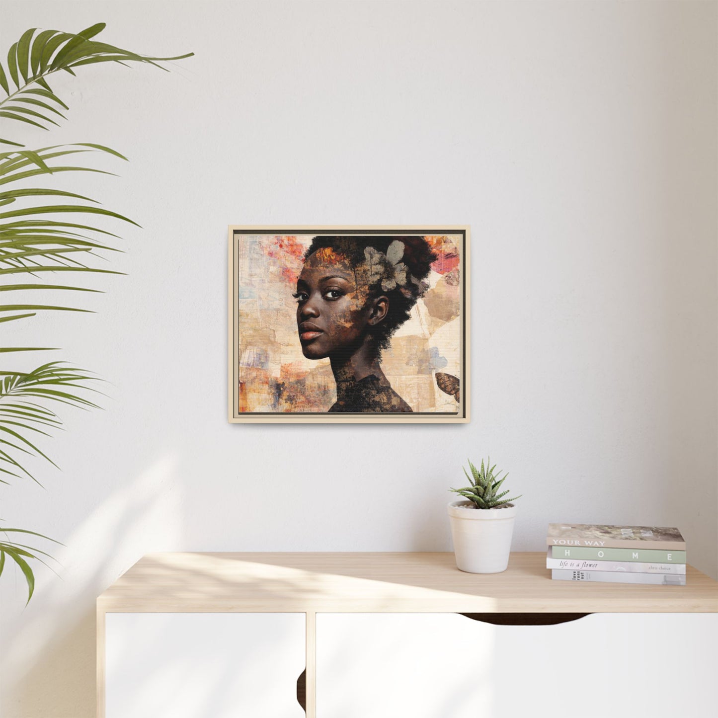 Framed Canvas Print — Àrẹwà (One Who Has Beauty) No. 2