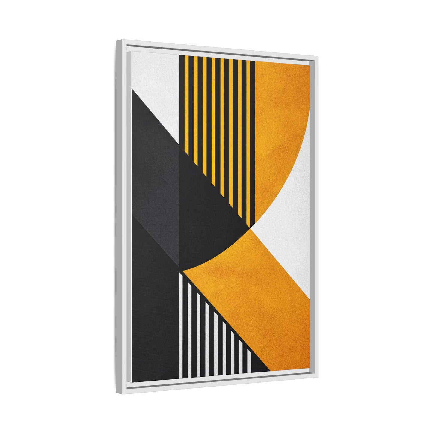 Framed Canvas Print — Afro Modern Geometric No. 2