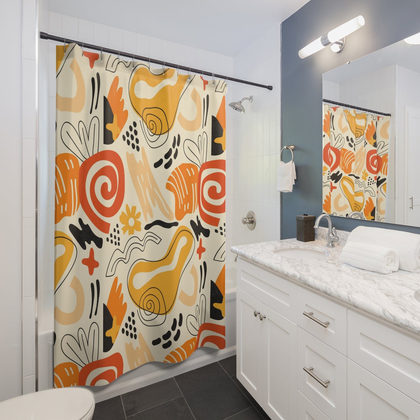 Shower Curtain — Afro Modern II