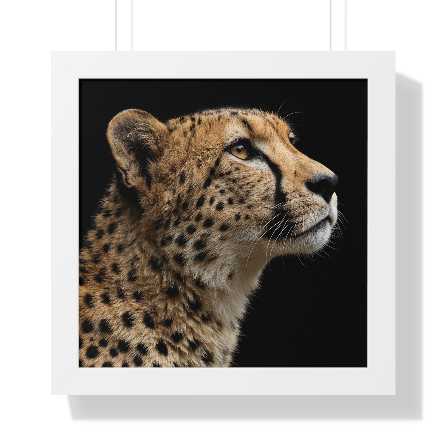 Framed Art Print – Cheetah In Colour