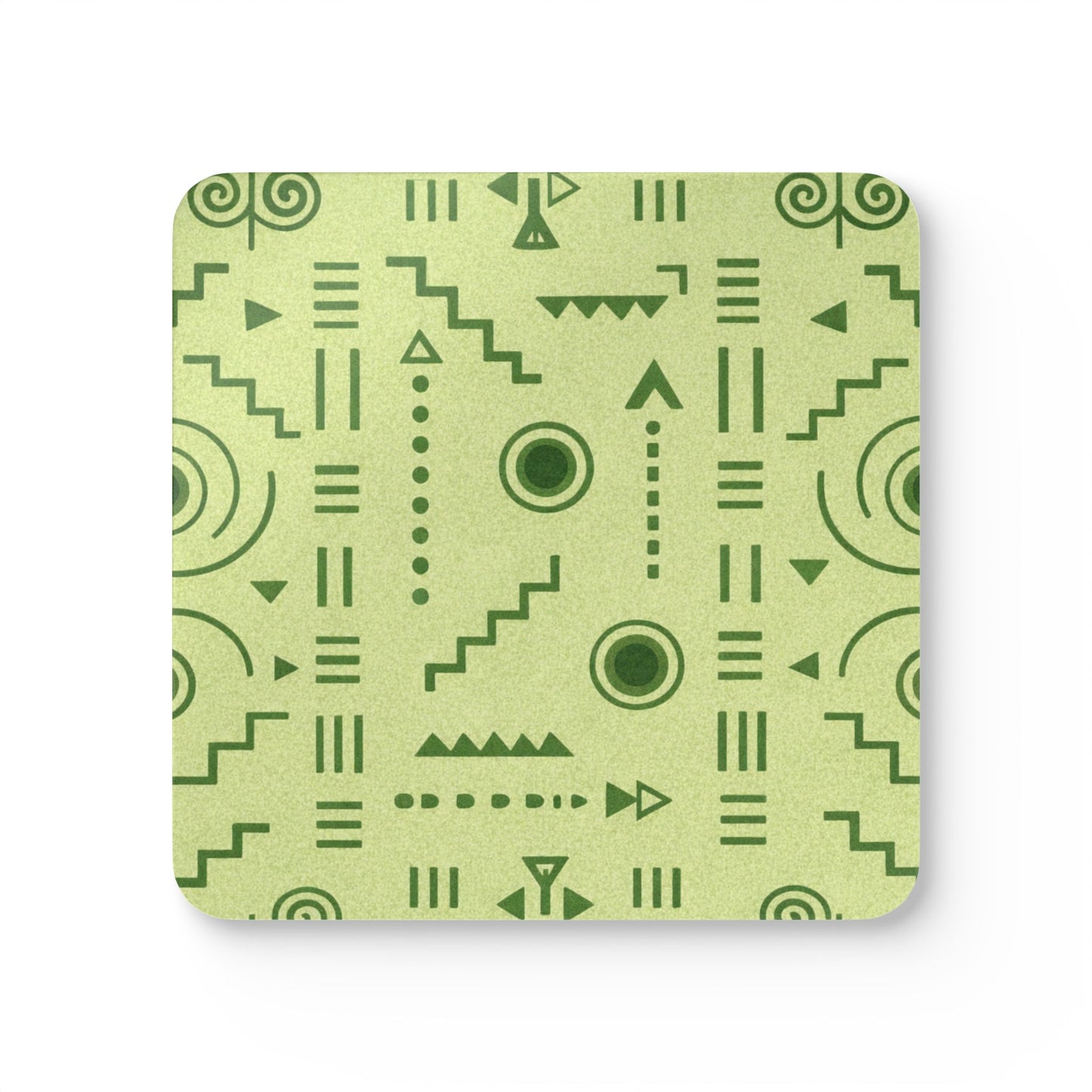 Coaster Set — Afro Green I