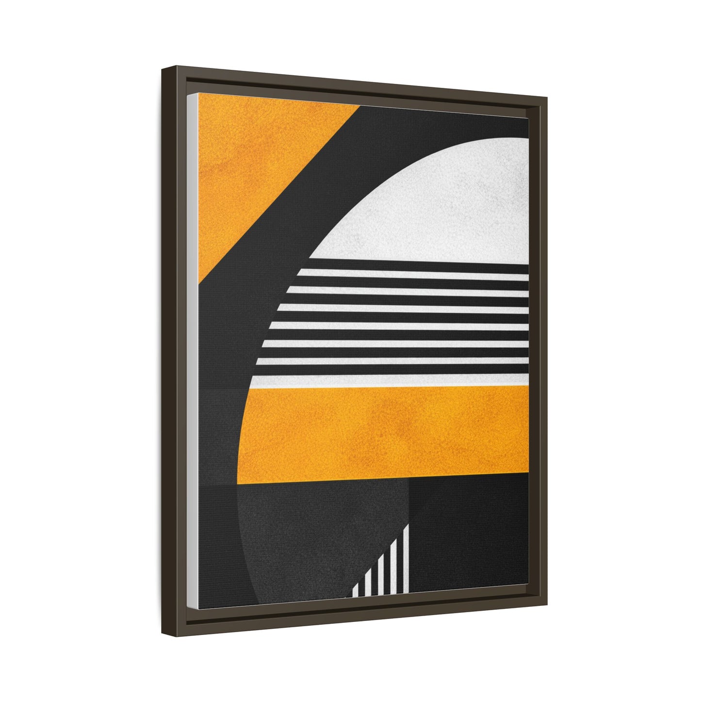 Framed Canvas Print — Afro Modern Geometric No. 3