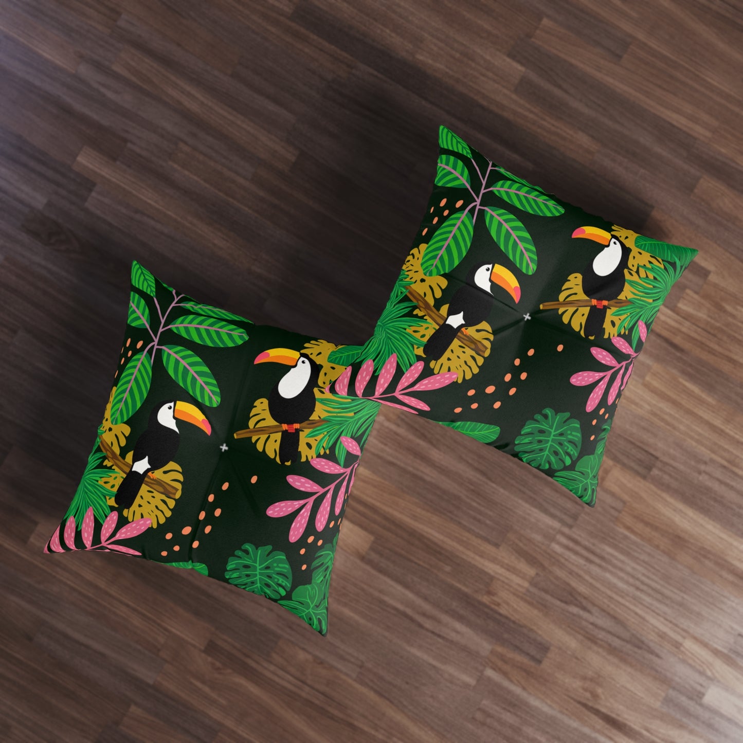 Floor Pillow - Toucan Birds