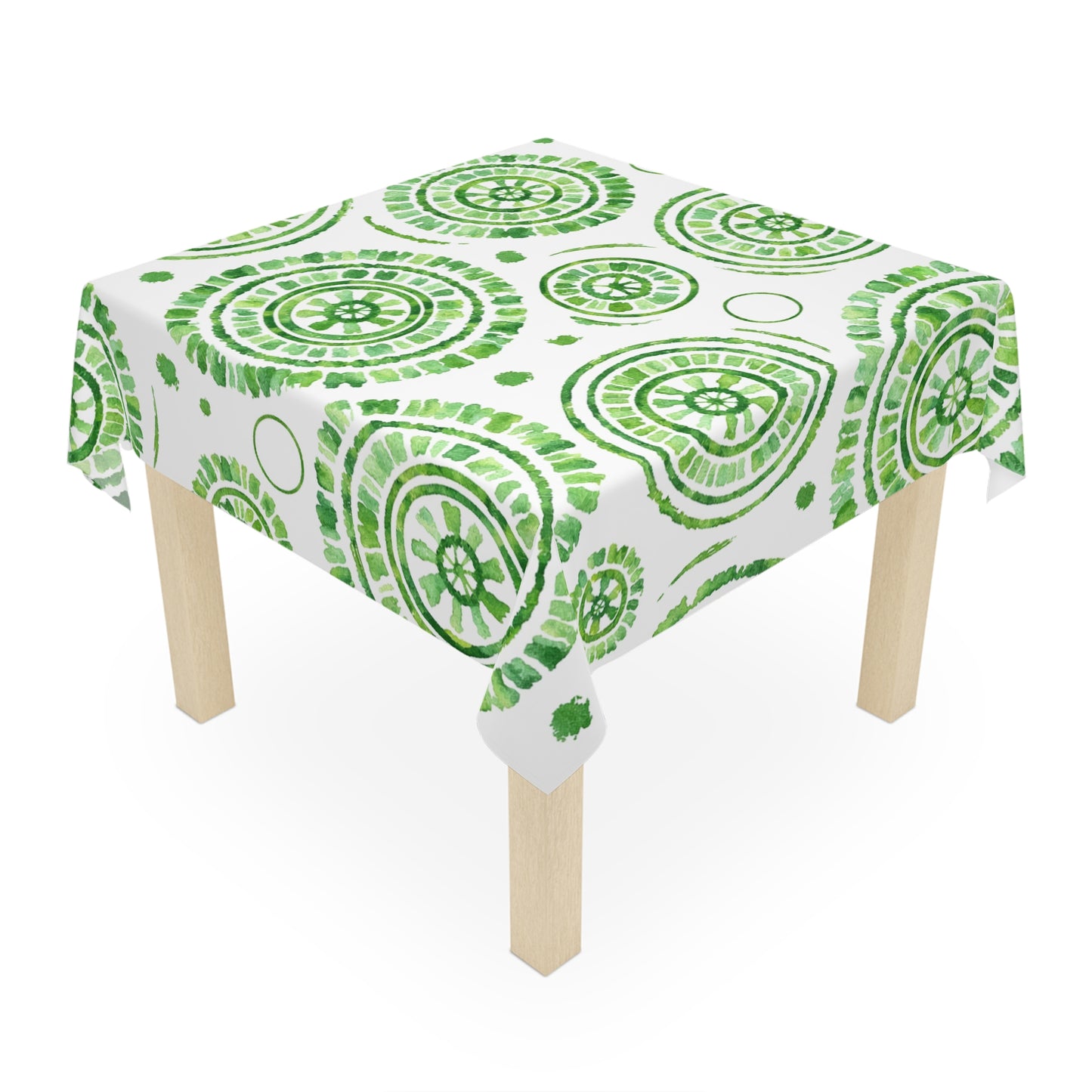 Tablecloth — Circle Green