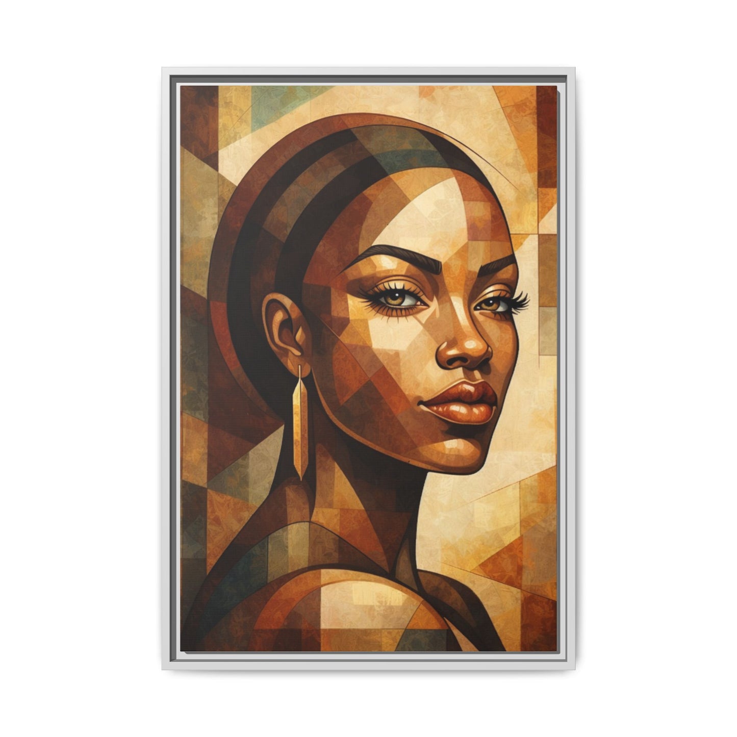 Framed Canvas Print — Brown Beauty No. 2
