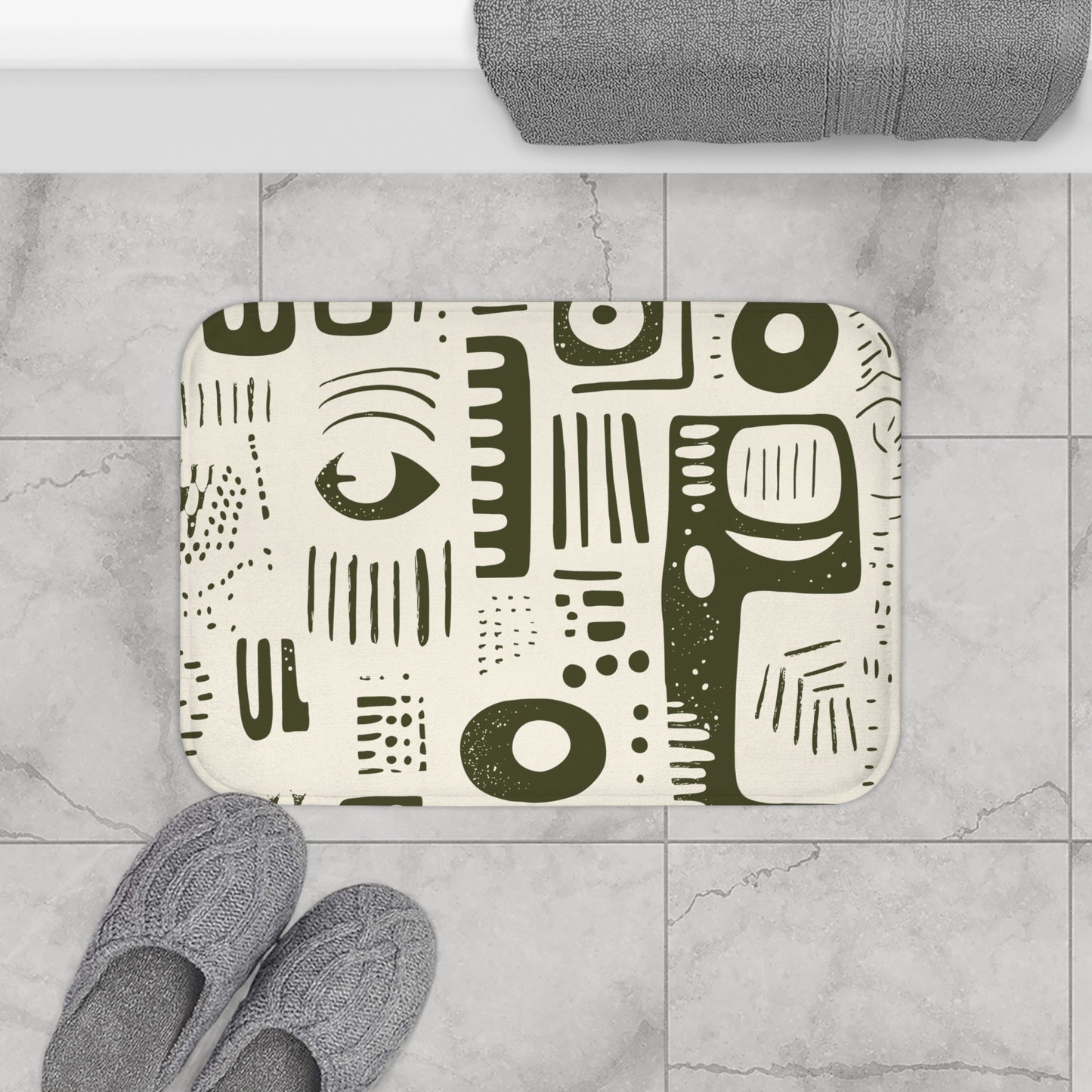 Bath Mat — Afro Modern V