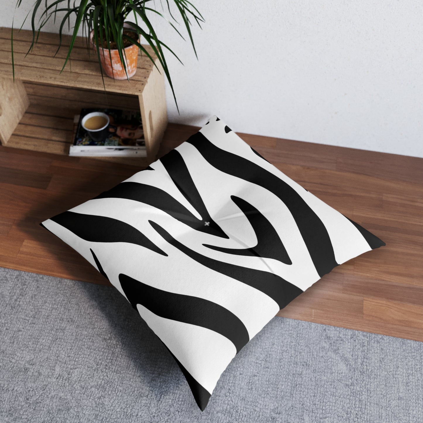 Floor Pillow — Zebra