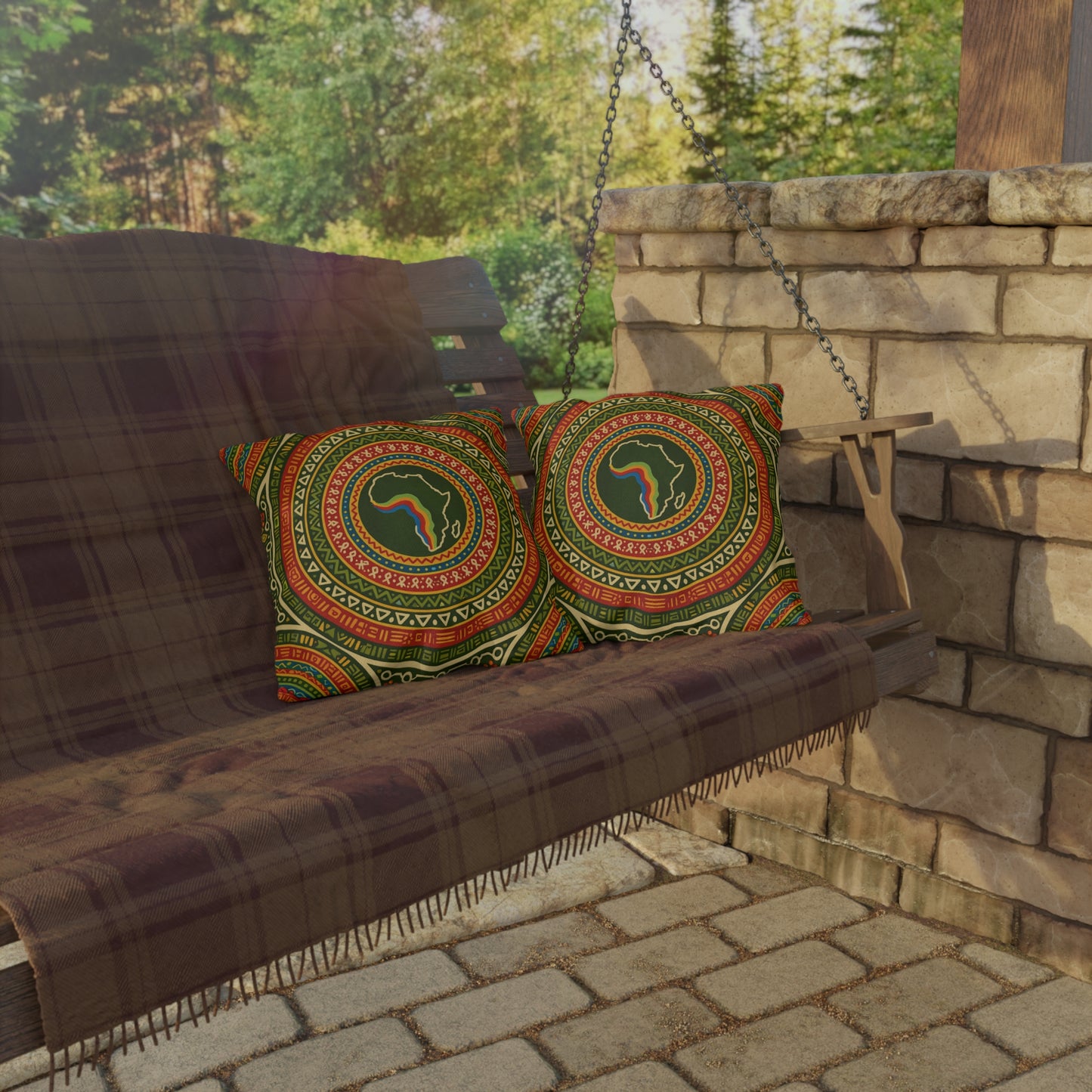 Outdoor Pillow — Heart of Afrika 1