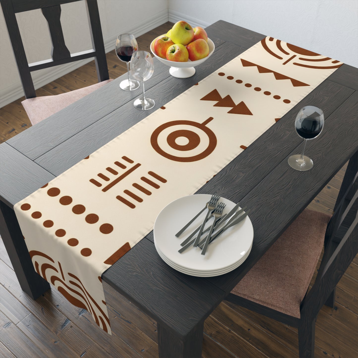 Table Runner — Afro Brown