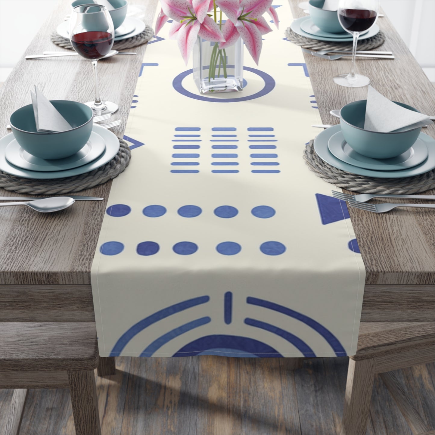 Table Runner — Afro Blue