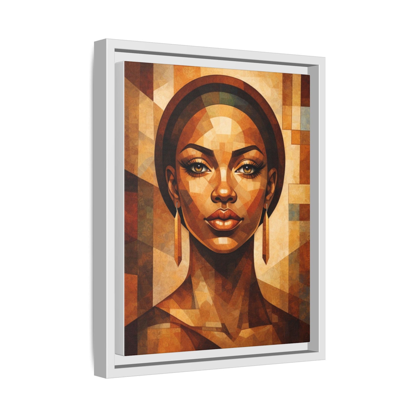 Framed Canvas Print — Brown Beauty No. 1