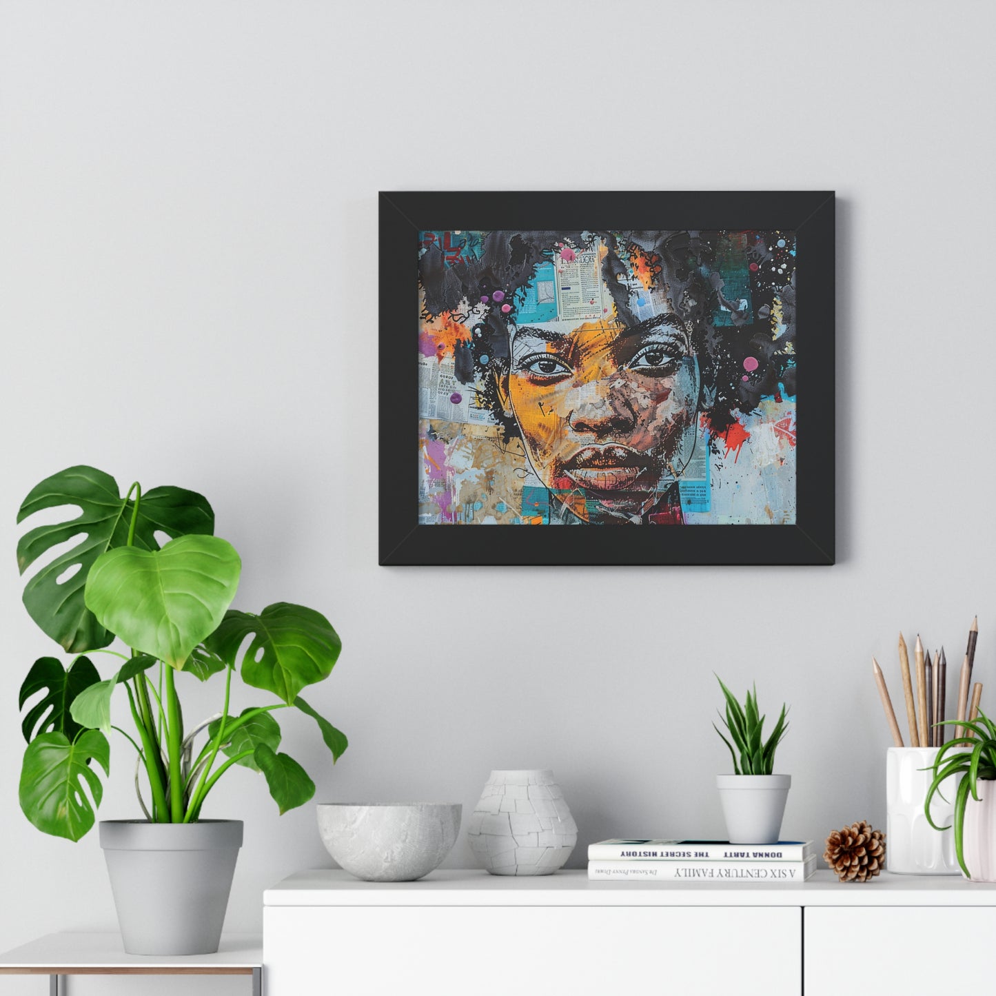 Framed Art Print – Paper Looks No. 1