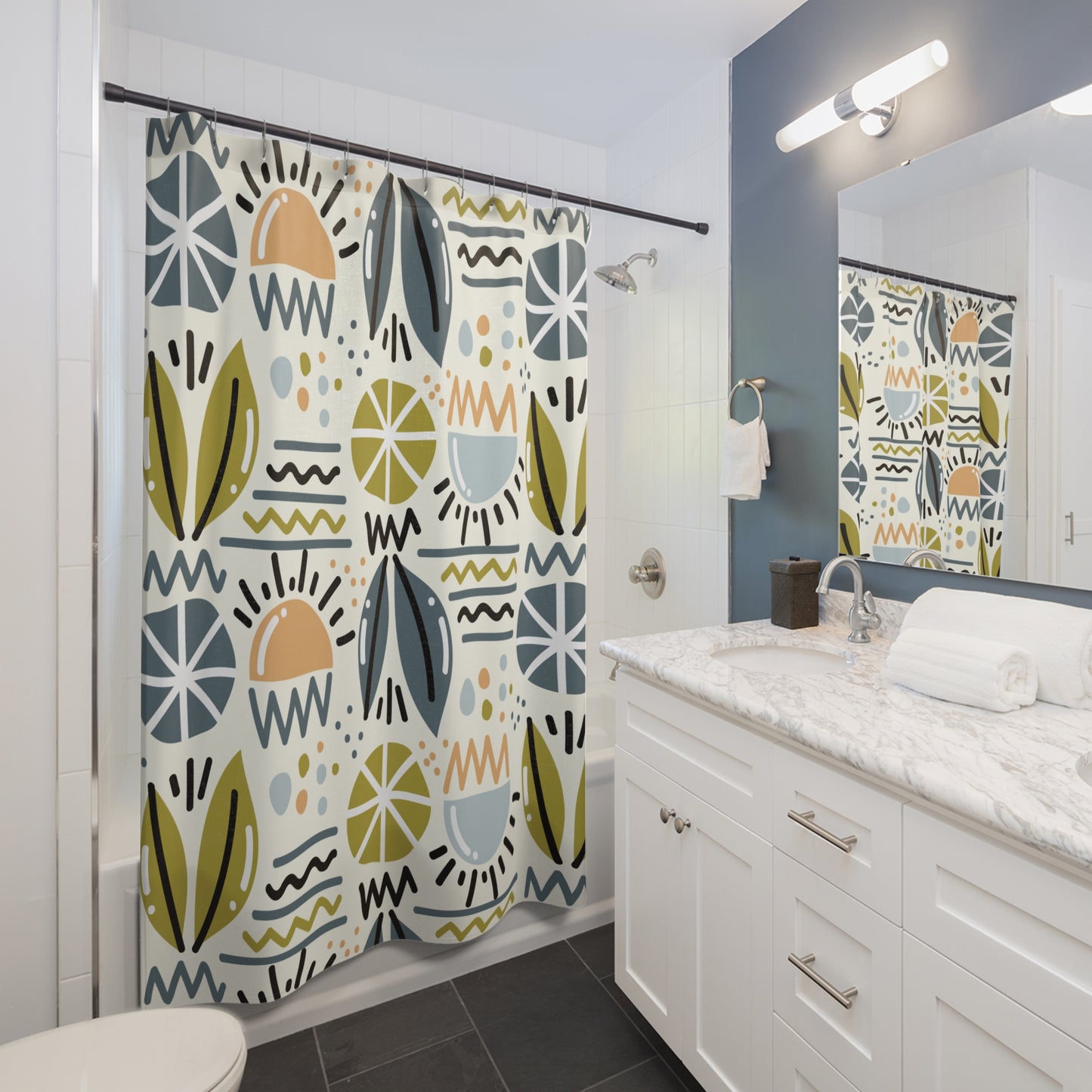 Shower Curtain — Afro Modern III