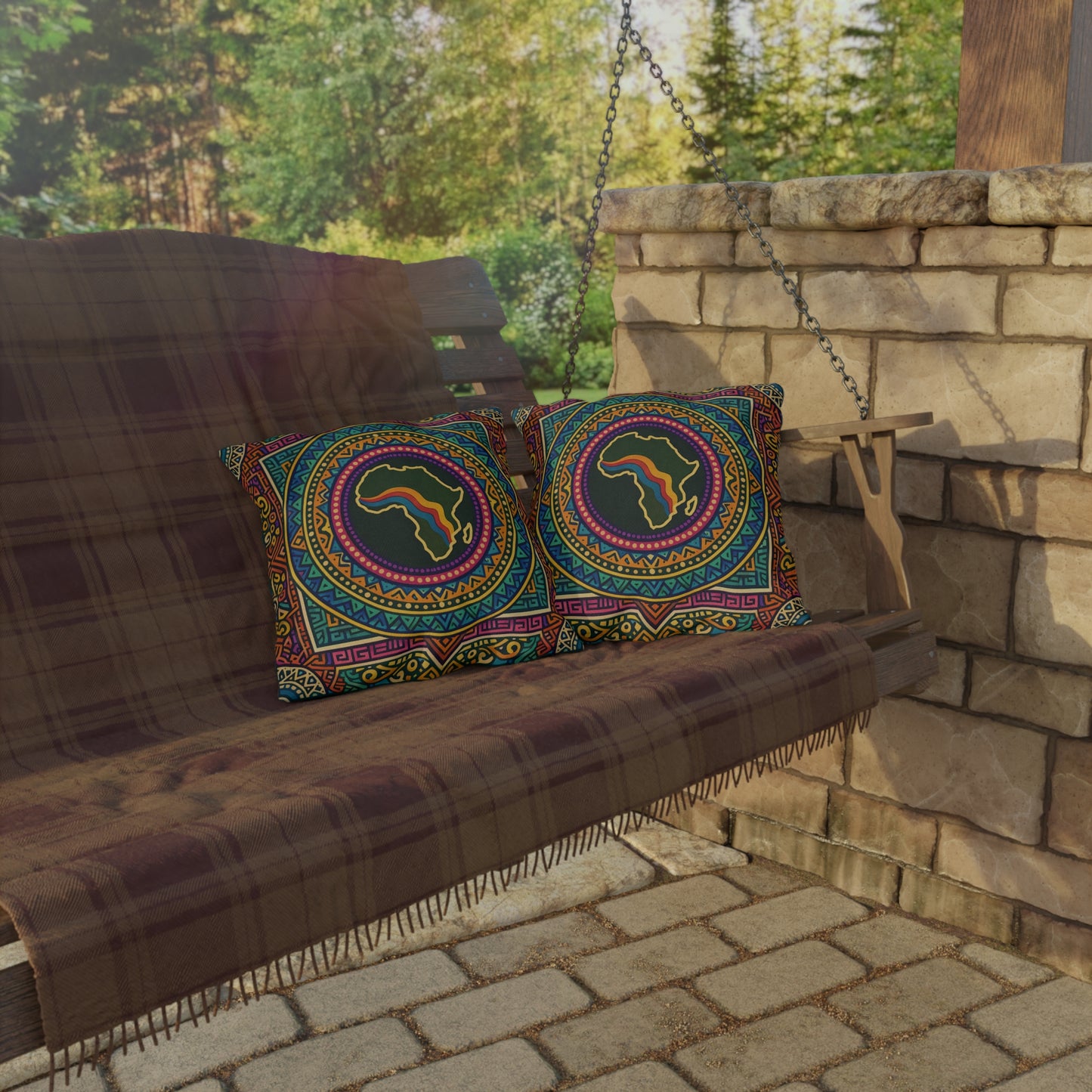 Outdoor Pillow — Heart of Afrika III