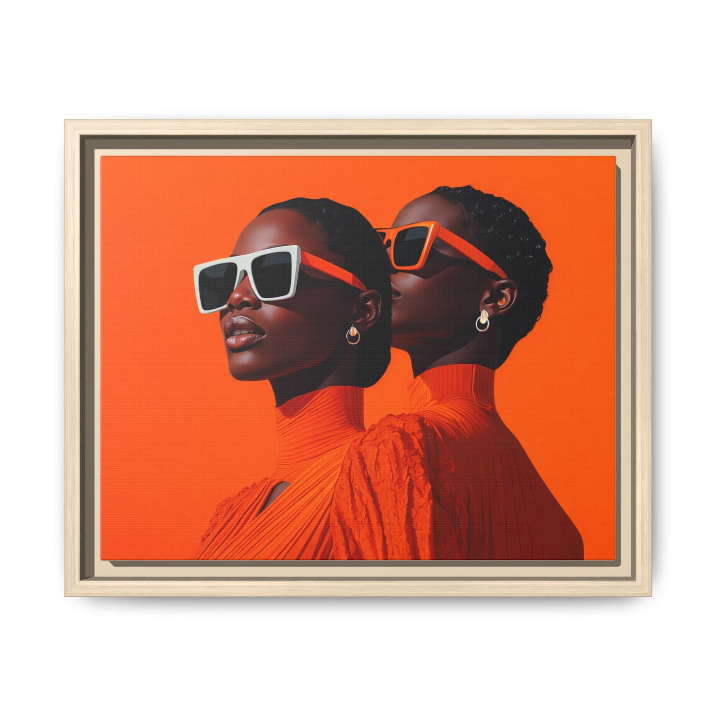 Framed Canvas Print — Soul Fire No. 1