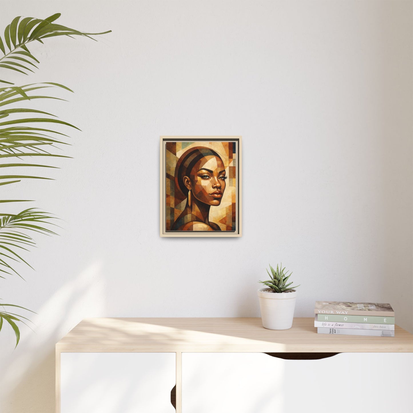 Framed Canvas Print — Brown Beauty No. 2