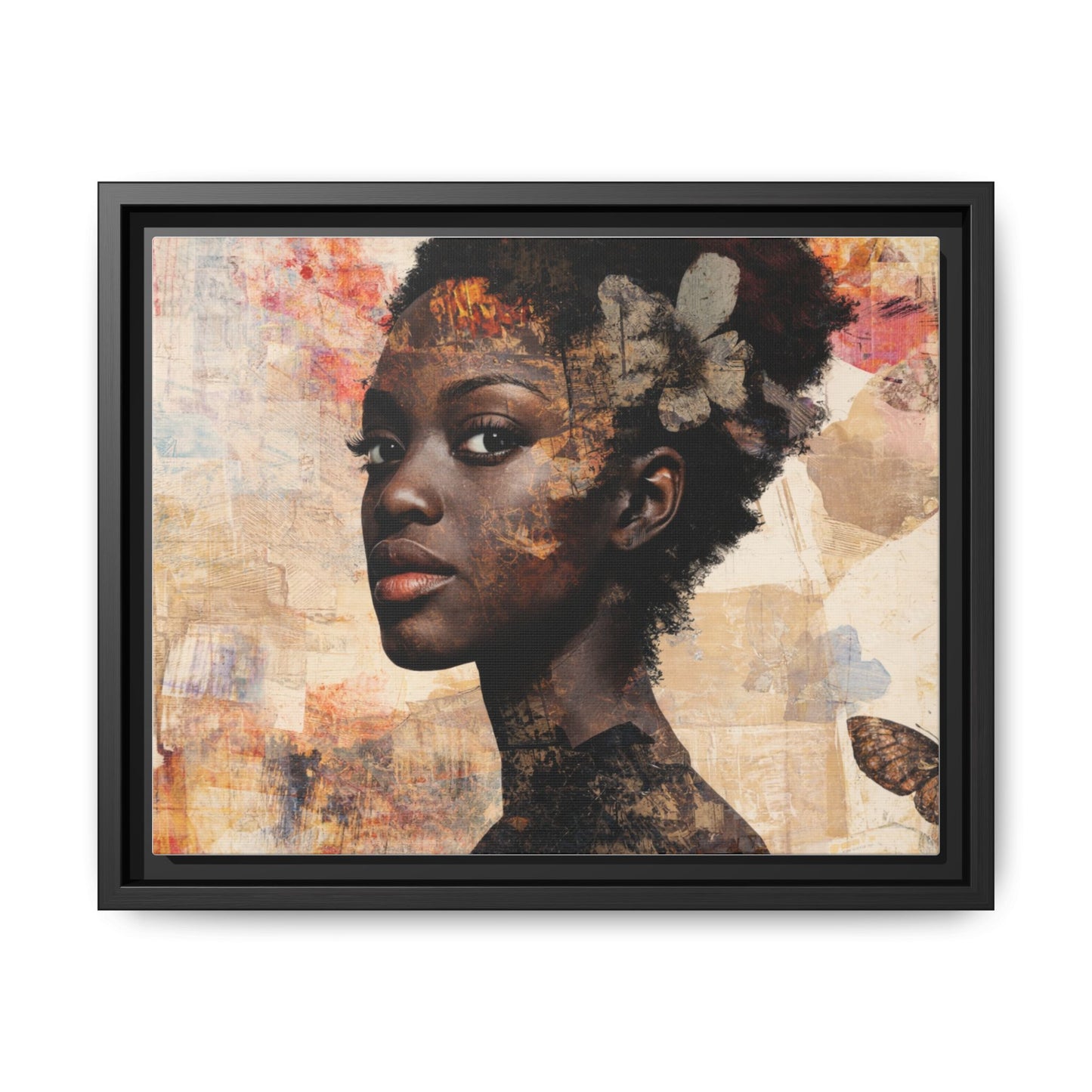 Framed Canvas Print — Àrẹwà (One Who Has Beauty) No. 2