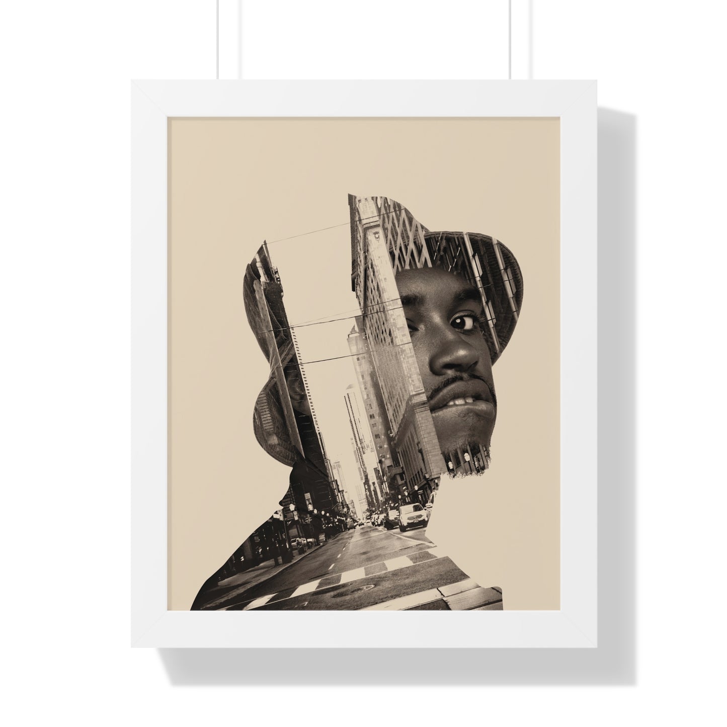 Framed Print — Portrait of Young Man with Cap No. 1