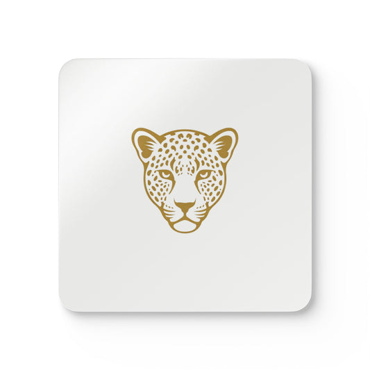 Cork Coaster Set — Leopard