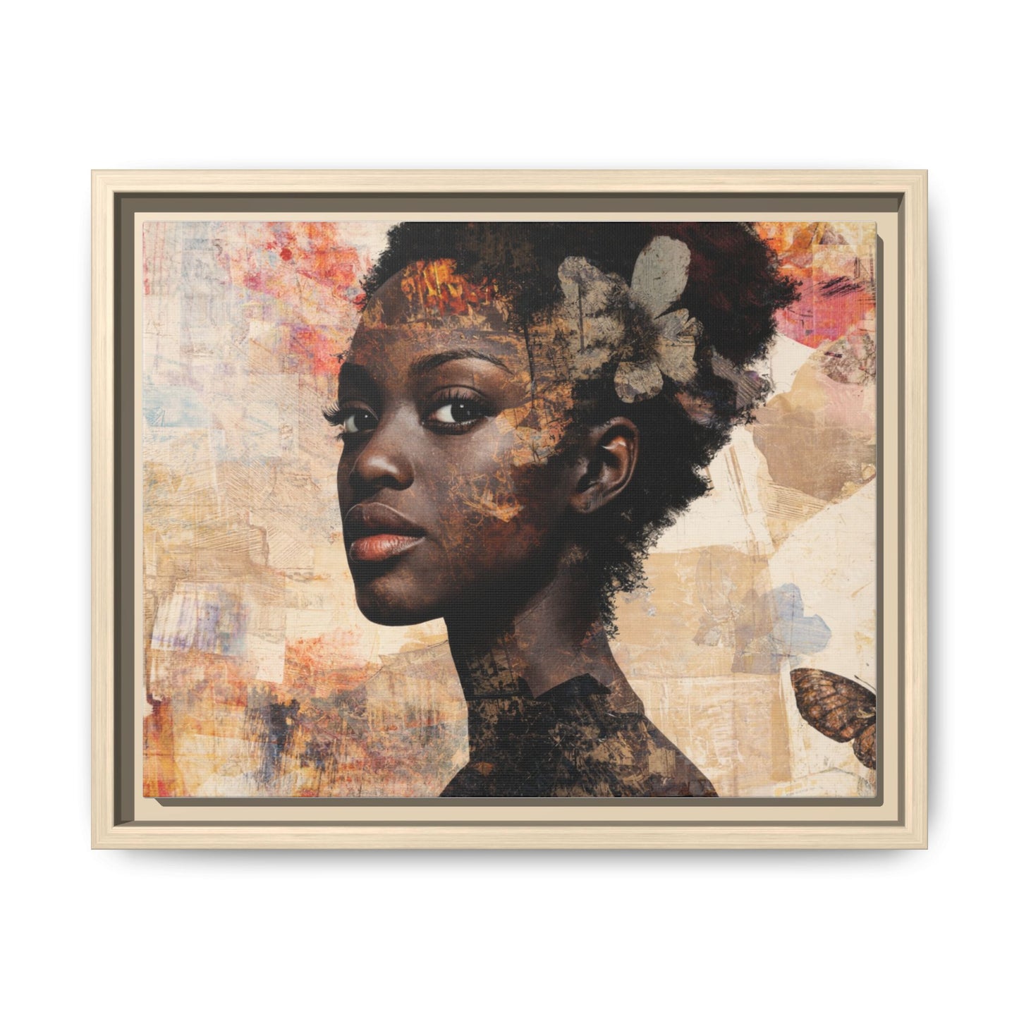 Framed Canvas Print — Àrẹwà (One Who Has Beauty) No. 2
