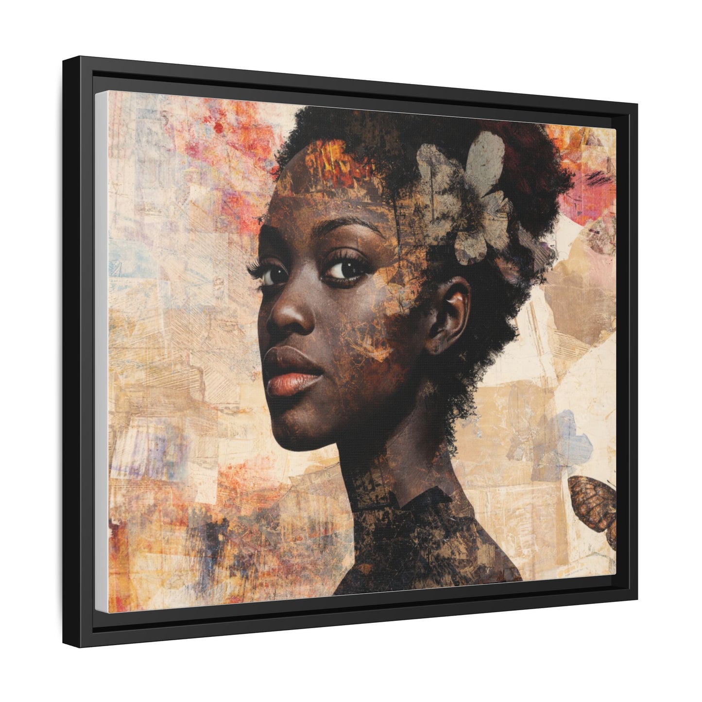 Framed Canvas Print — Àrẹwà (One Who Has Beauty) No. 2